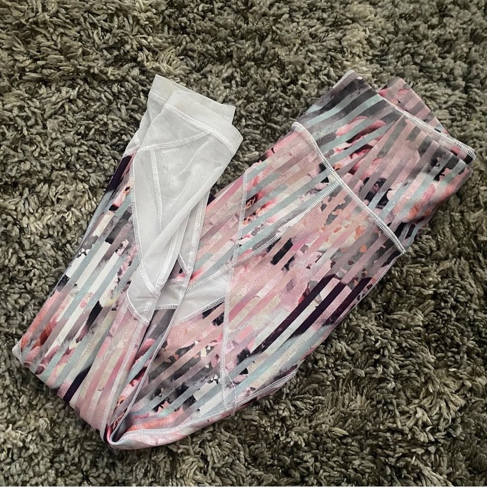 CALIA by Carrie Underwood Pink and Gray Leggings
